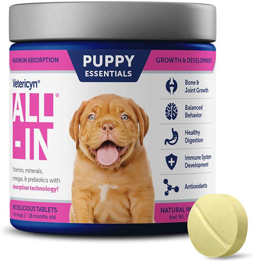 Vetericyn ALL-IN Puppy Supplement 90 Tablets 7.3 oz