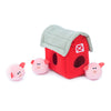 ZippyPaws Zippy Burrow Dog Toy Barn with Pig Bubble Babies 1ea-Md