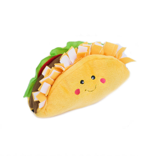 ZippyPaws NomNomz Dog Toy Taco 1ea-MD