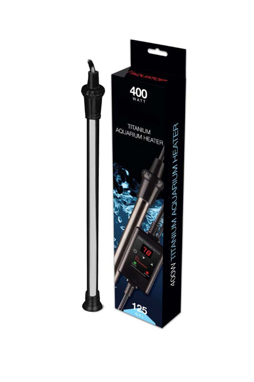 Aquatop Submersible Titanium Aquarium Heater and External Thermostat 400 Watt