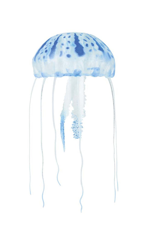 Aquatop Floating Jellyfish Aquarium Ornament Blue; 1ea-4 in; 1 pk