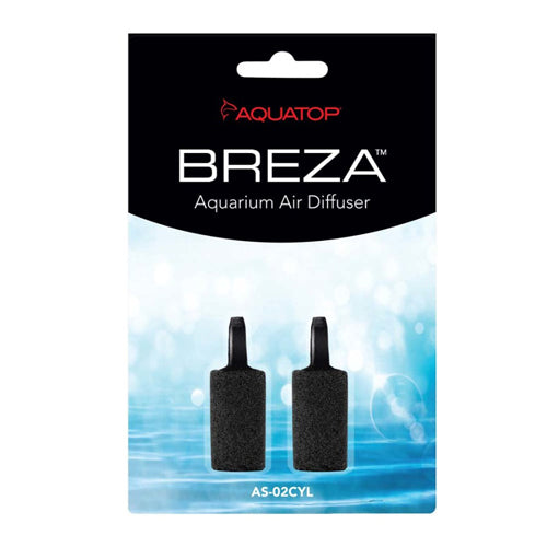 Aquatop BREZA Aquarium Diffuser Air Stone Black; 1ea-1 in; 2 pk