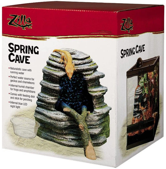 Zilla Spring Cave Reptile Decor