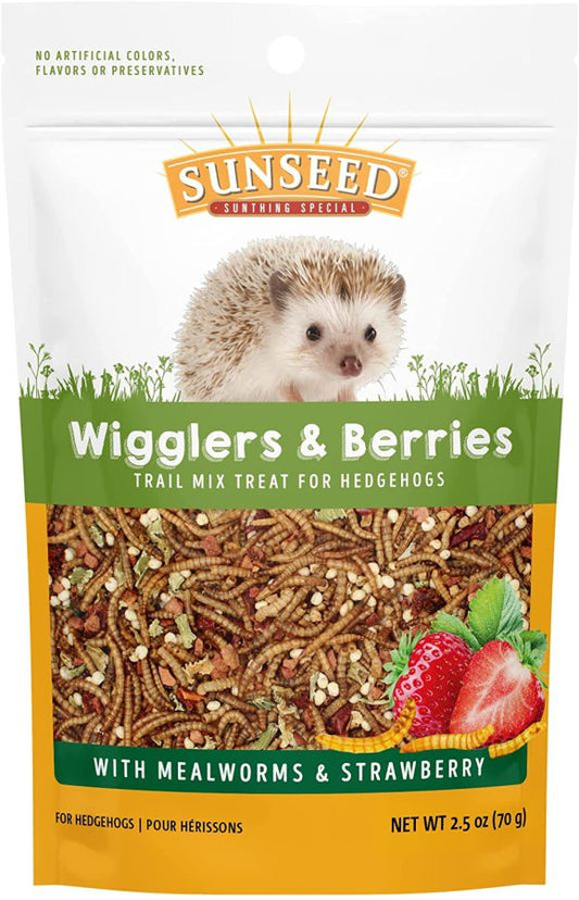 Sunseed Vita Prima Wigglers & Berries Trail Mix Hedgehog Treat