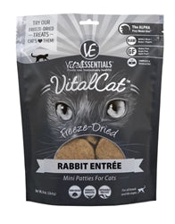 Vital Essentials Cat Freeze-Dried Patties Rabbit 8Oz