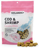Icelandic  Cod and Shrimp Combo Bites Fish Dog Treat 3.52-Oz Bag