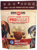 Boss Dog Treat Freeze Dried Raw Meatball Pouch Beef 3oz