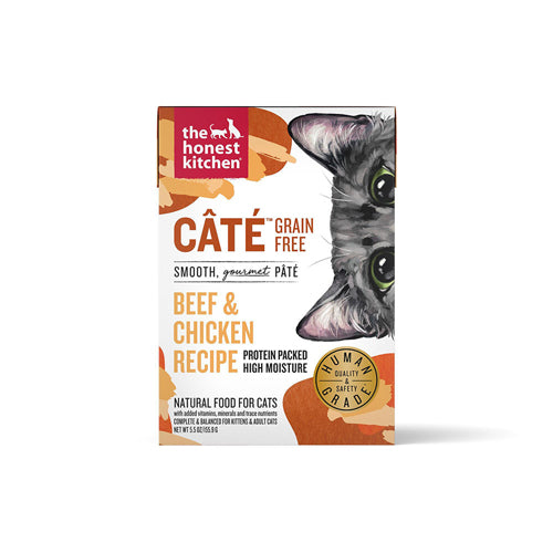 Honest Kitchen Cat Cate Beef Chicken 5.5oz. (Case of 12)