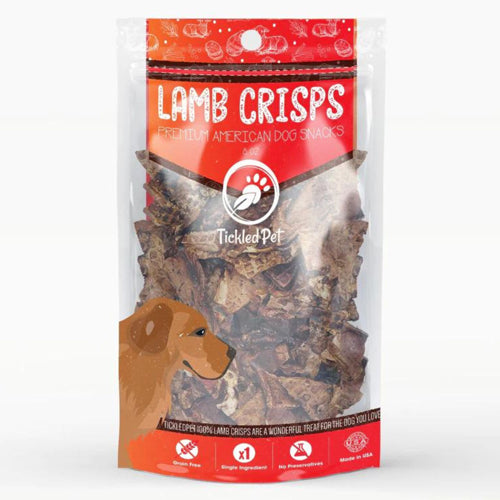 Tickled Pet Dog 8oz. Lamb Lung Crisps