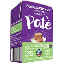 Stella and Chewys Purrfect Cat Pate Chicken 5.5Oz (Case Of 12)