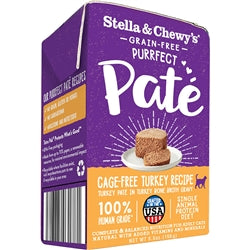 Stella and Chewys Purrfect Cat Pate Turkey 5.5Oz (Case Of 12)