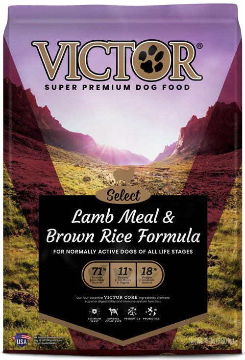 Victor Super Premium Dog Food Lamb Meal and Brown Rice 15 lb