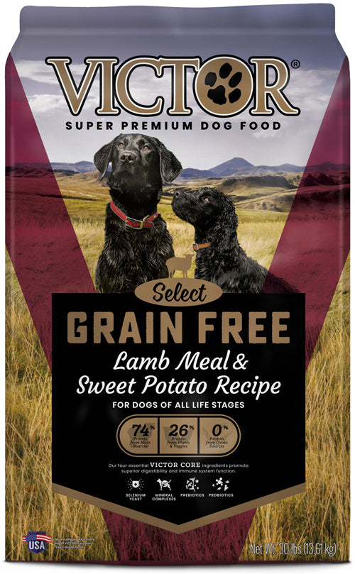 Victor Super Premium Dog Food Grain Free Lamb Meal 30 lb