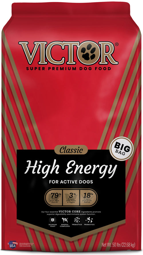 Victor Super Premium Dog Food High Energy 50 lb