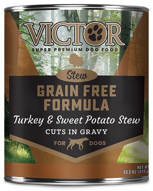 Victor Super Premium Dog Food Grain Free Turkey and Sweet Potato-Canine Dog Food 13.2 oz