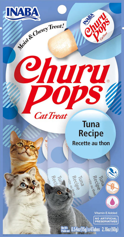 Inaba Cat Churu Pop Tuna 6Ct- 2.16Oz