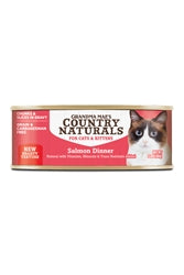 Grandma Mae's Country Naturals Slices in Gravy Dinner Canned Cat Food Salmon Slices, 2.8 oz
