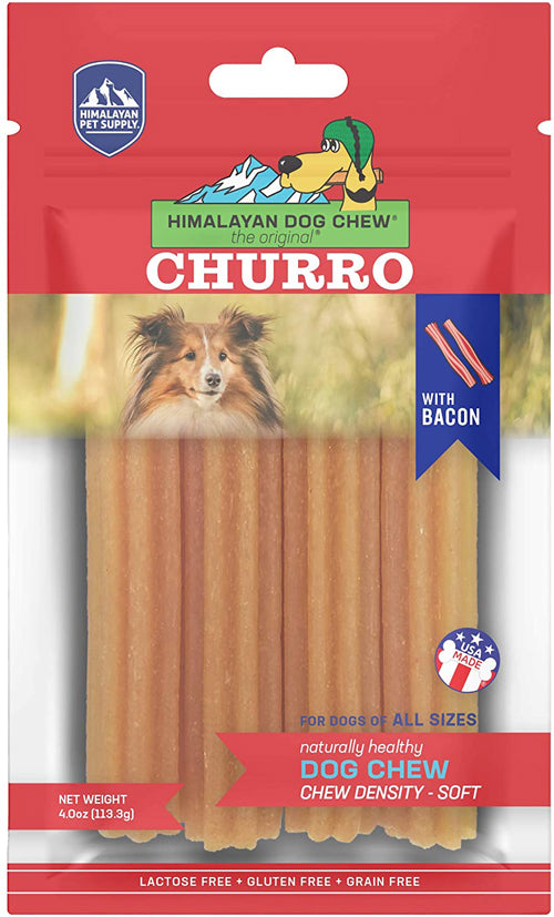 Himalayan Dog Yaky Churro Bacon 4Oz