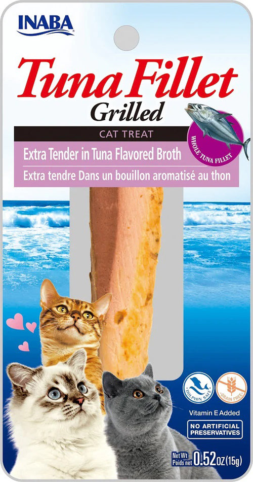 Inaba Cat Grill Fil Xtnder Tuna-Tuna Broth 0.5Oz-6Ct