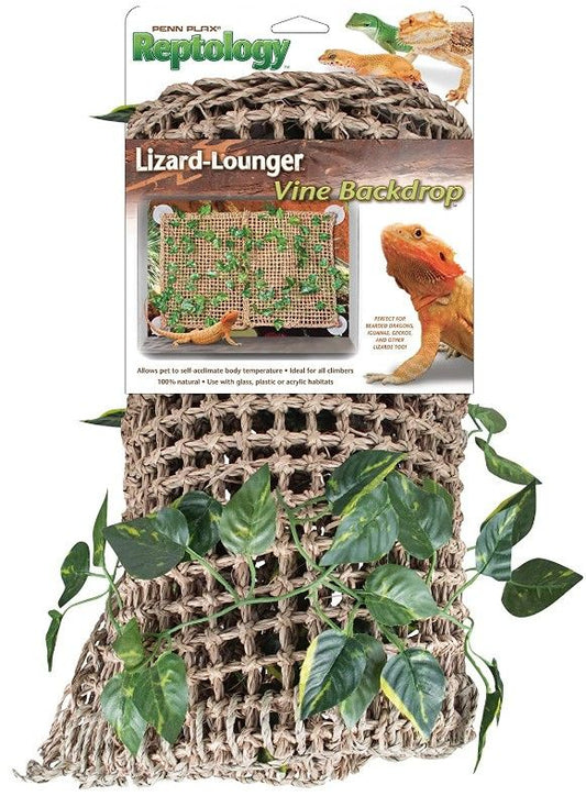 Penn Plax Reptology Lizard-Lounger Vine Backdrop