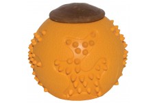 Starmark RubberTuff Dog Treat Ball Orange; 1ea-LG