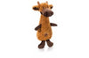 Charming Pet Products Scruffles Moose Plush Dog Toy Brown Large