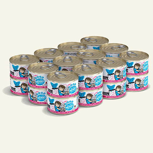 BFF Cat Originals Tuna and Shrimp Sweethearts Tuna and Shrimp Dinner in Gravy 3oz. (Case Of 24)