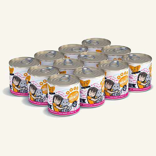 BFF Cat Originals Tuna and Salmon Soulmates Tuna and Salmon Dinner in Gele 10oz. (Case Of 12)