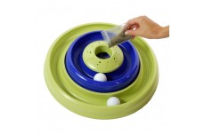 Bergan Catnip Hurricane Cat Toy Green; Blue