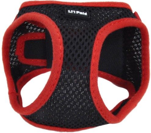 Li'L Pals Black Harness with Red Lining