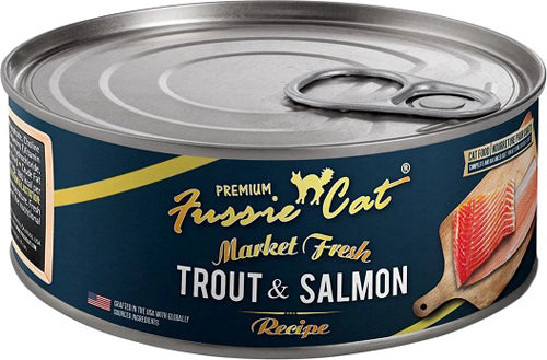 Fussie Cat Mrkt Frsh Cc 5.5oz/24 Trout & Slmn Pate