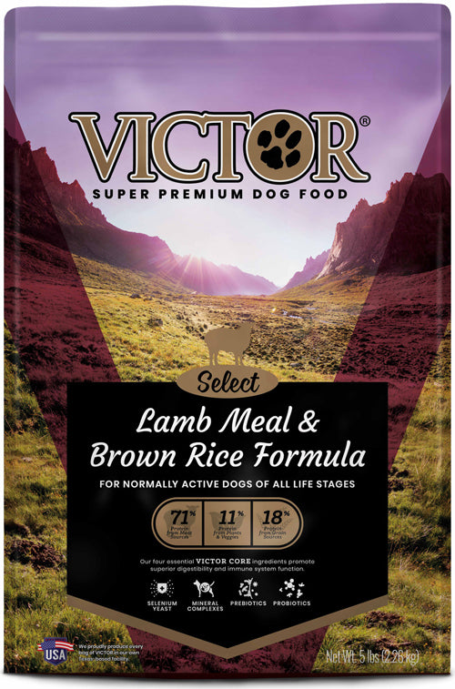 Victor Super Premium Dog Food Lamb Meal and Brown Rice 5 lb