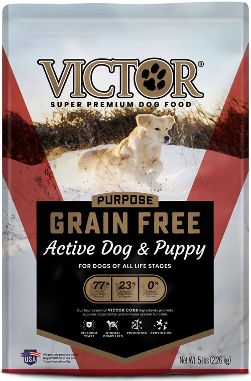 Victor Super Premium Dog Food Grain Free Active Dog and Puppy 5 lb