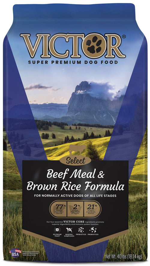 Victor Super Premium Dog Food Beef Meal and Brown Rice 40 lb