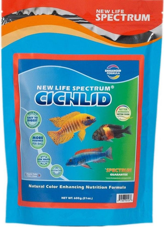 New Life Spectrum Cichlid Food Regular Sinking Pellets