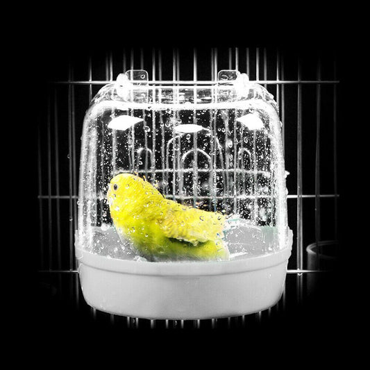 Cage for Calopsita Parrot Bird Bathtub Bathing Supplies Plastic Pet Supplies Birds Bath Shower Outdoor Birdcage Accessories