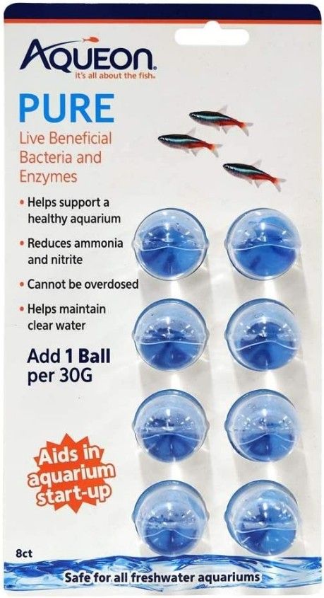 Aqueon Pure LIve Beneficial Bacteria and Enzymes for Aquariums