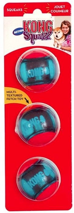 KONG Squeezz Action Ball Red