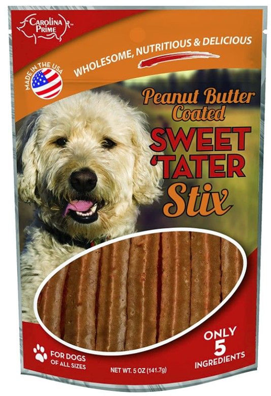 Carolina Prime Sweet Tater & Peanut Butter Stix Dog Treats