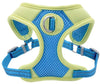 Coastal Pet Pro Reflective Mesh Dog Harness Aqua with Neon Yellow 1 INCH