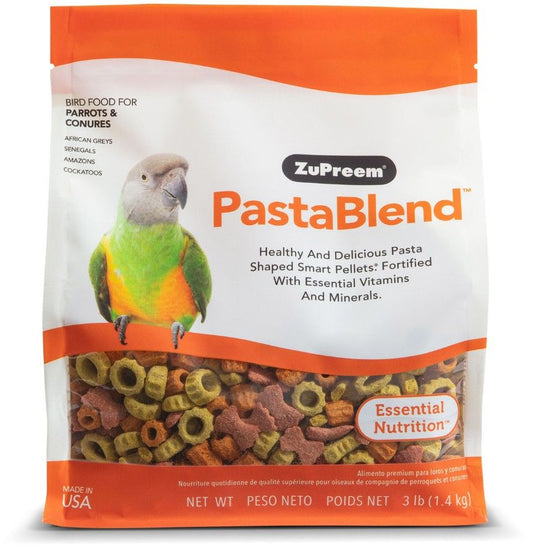 ZuPreem PastaBlend Pellet Bird Food for Parrot and Conure