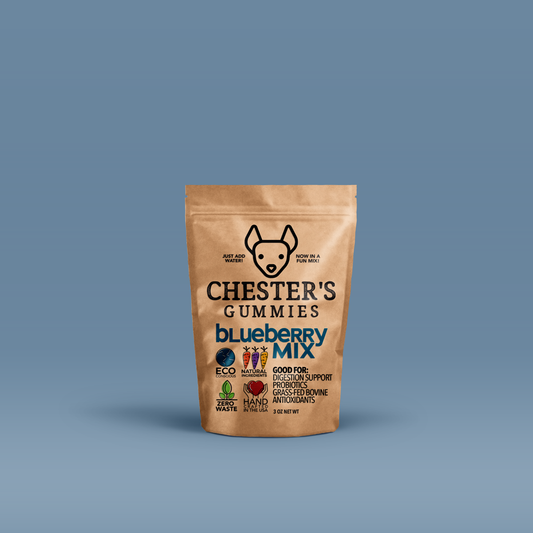 CHESTER'S BLUEBERRY COCONUT MILK GUMMY MIX FOR HEALTHY PROBIOTICS - Super-Petmart