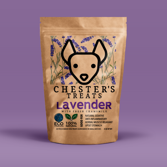 CHESTER'S LAVENDER DOG TREATS NATURAL CALMING HERBS - Super-Petmart