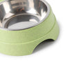 Double Pet Bowls Dog Food Water Feeder Stainless Steel Pet Drinking