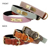 Dog Collar Personalized Engraved Dog Nameplate Collar Leather Padded Pet Puppy ID Collars Reflective For Small Medium Large Dogs - Super-Petmart