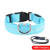 USB Charging Led Dog Collar Flashing Glowing Light Dog Collars Nylon Adjustable Small Pet Luminous Safety Collar For Dogs Cats - Super-Petmart