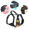 Quick Control Dog Harness Reflective Nylon Dogs Harnesses Adjustable For Medium Large Dogs French Bulldog With Lift Handle - Super-Petmart