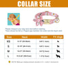 Personalized Dog ID Collar Nylon Engraved Pet Collars Necklace With Cute Flower Colorful Print For Small Medium Large Dogs Cats - Super-Petmart