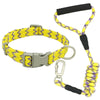 Nylon Dog Collars Leashes Adjustable Dog Rock Climbing Dogs Collar for Small Medium Large Pet Collars Leashes Set  S-XL - Super-Petmart