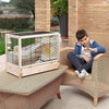 Hamster habitat cage hamster villa sturdy wooden structure black(US - Super-Petmart